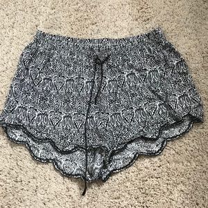 Printed Flowy Shorts